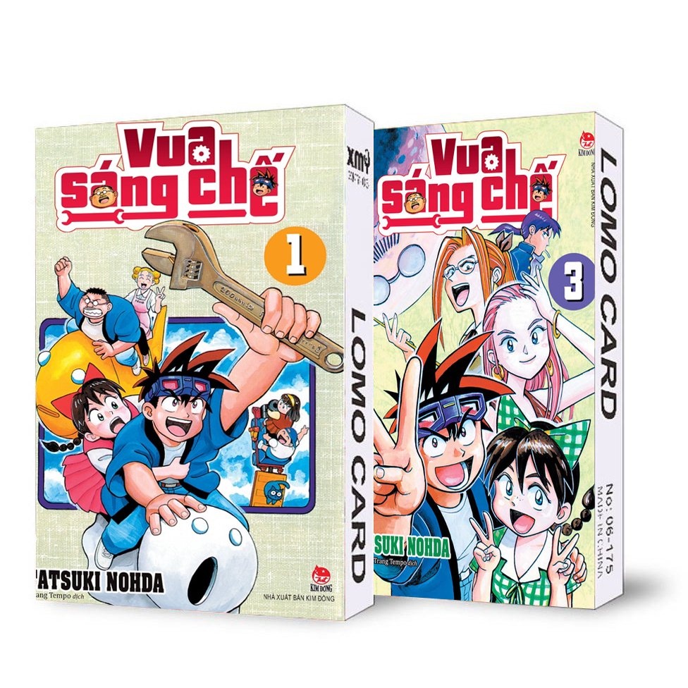 ( không kèm hộp ) Hộp ảnh lomo in hình VUA SÁNG CHẾ thẻ card anime chibi 30 tấm