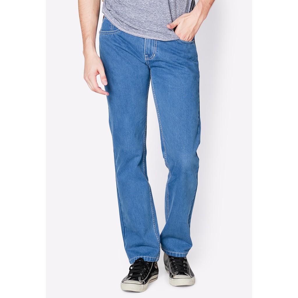 Quần jean nam trung niên co giãn ống suông bigsize đến 100kg