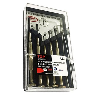 Bộ Tua Vít Sửa Đồng Hồ, Laptop 6 Cây (Có Nhíp) TOP TPD-30007