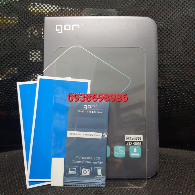 Kính cường lực GOR chống vỡ iPad mini 1/2/3 mài cạnh