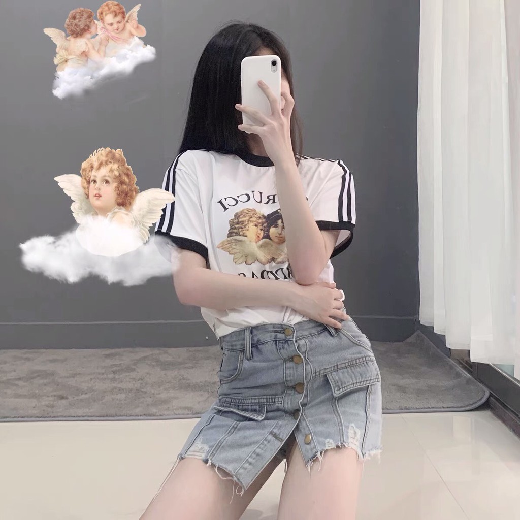 áo thun nữ Fiorucci hàng Quảng Châu | BigBuy360 - bigbuy360.vn