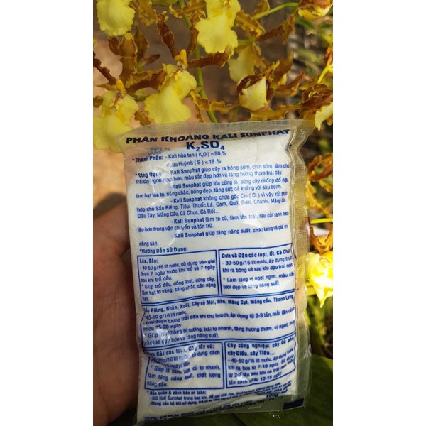 Kali Sulfat – Làm đẹp hoa, lớn hoa, cành dài loại 100g