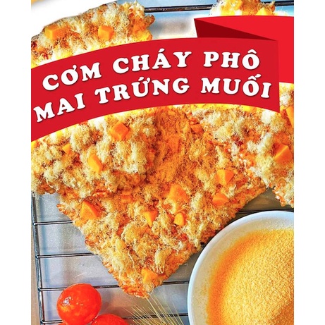 Cơm Cháy Rốp phô mai trứng muối loại 2 zip 250 gram