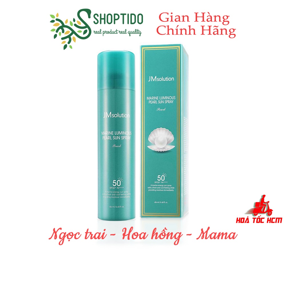 Xịt chống nắng JM solution Glow Luminous Flower Sun Spray SPF50+/PA++++ 180ML JMsolution Npp Shoptido | BigBuy360 - bigbuy360.vn