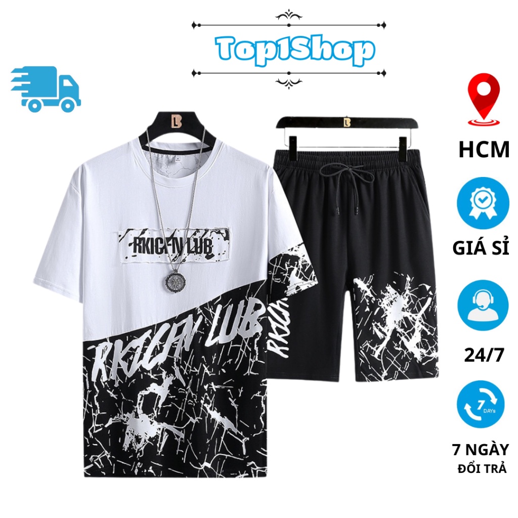 Set bộ RKIGFN LUB thời trang nam phối màu cá tính