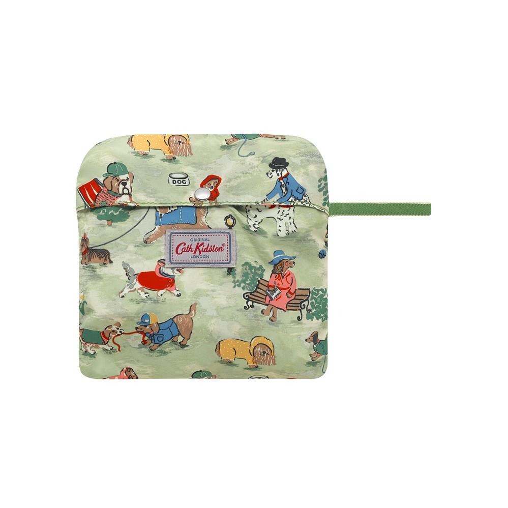 Cath Kidston - Balo gấp gọn Park Dogs - 984300 - Green