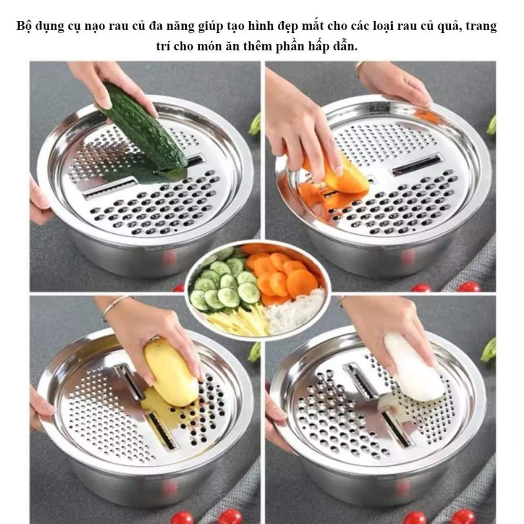 Rổ nạo inox
