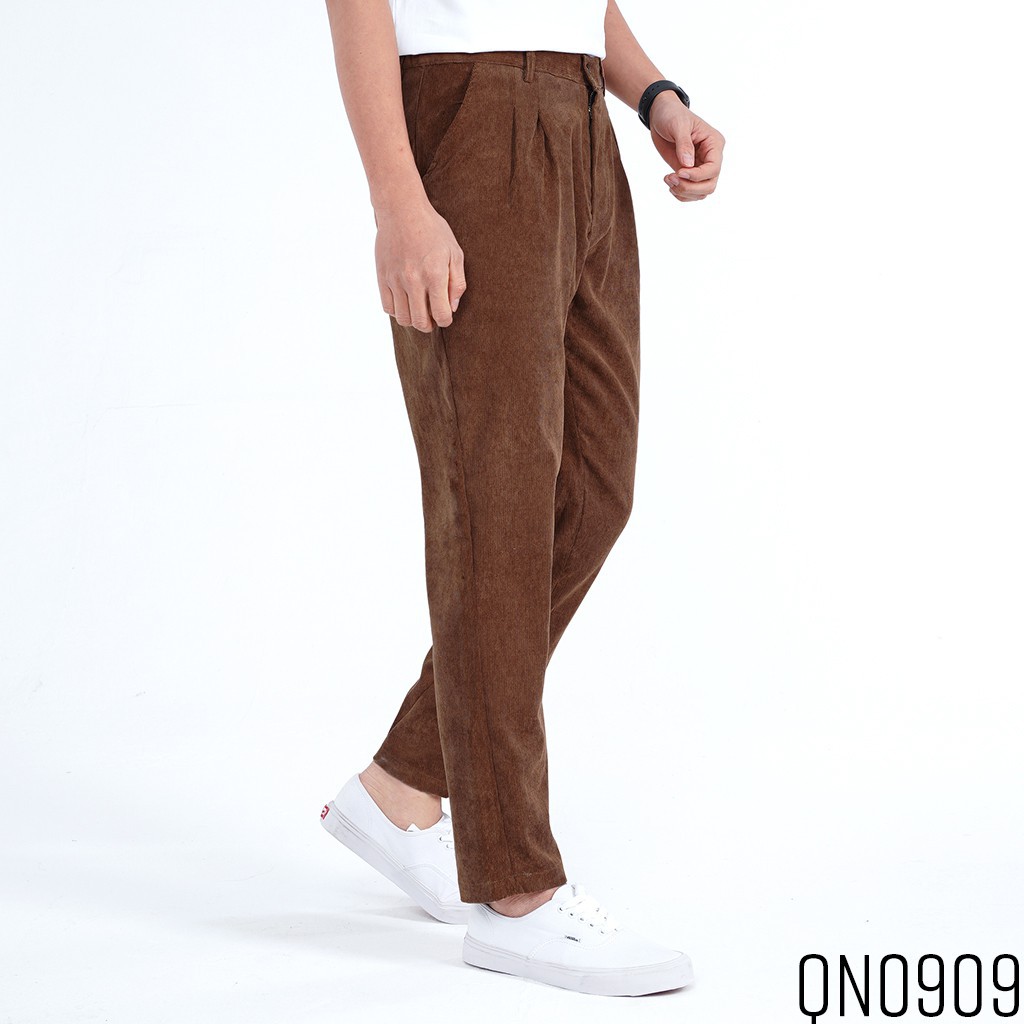 Quần Baggy Nhung Tăm Nam ROUGH Outfit Phong Cách Hàn Quốc, Trẻ Trung, Cá Tính Đẹp '