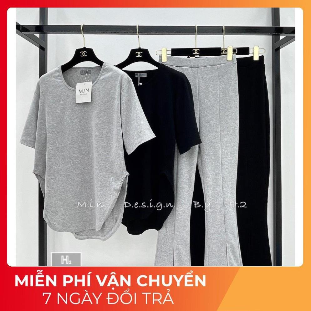 [ 𝐅𝐑𝐄𝐄 𝐒𝐇𝐈𝐏 ] ĐỒ BỘ NỮ COTTON VẠT BẦU QUẦN ỐNG LOE