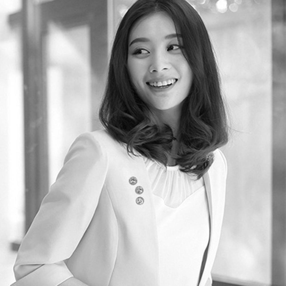 IVORY Khuy Măng Sét Tròn Không Cần Đóng Đinh Đính Đá Đơn Giản Cho Nữ