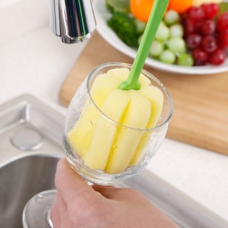 Dụng cụ cọ rửa cốc chén bình sữa bằng bọt biển