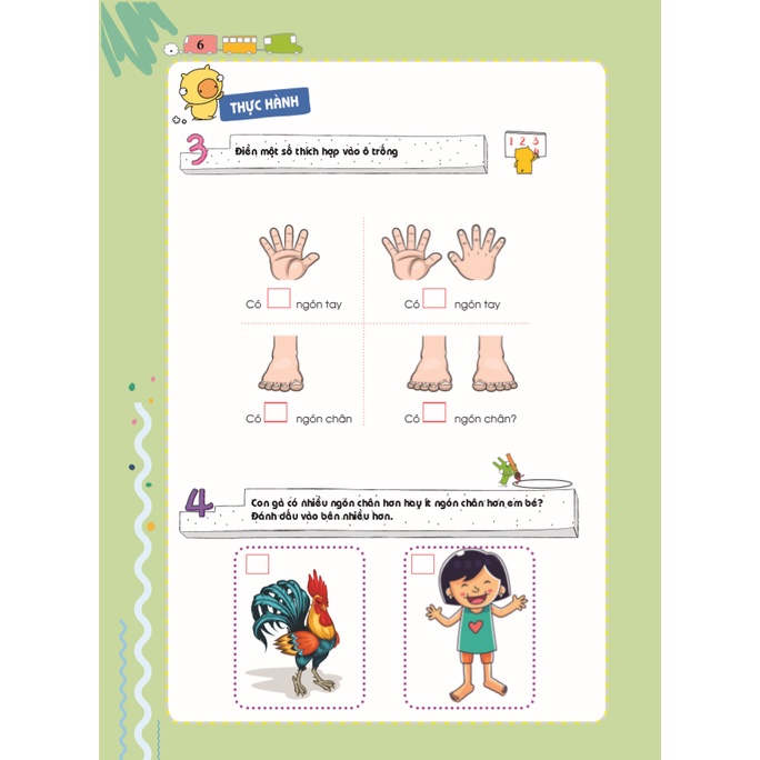 Sách Pomath - Toán Tư Duy Cho Trẻ Em 4-6 Tuổi - Tập 5