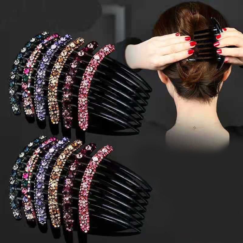 Trâm Cài Tóc Hình Hoa Đính Đá Thời Trang Cho Nữ