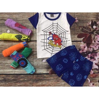 Bộ cotton co giãn 4 chiều cho bé trai