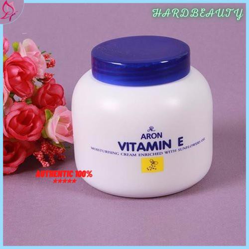 Kem Dưỡng Ẩm [Dùng Là Mê -Hàng Auth]  Kem Dưỡng Ẩm Aron VITAMIN E Thái Lan chống khô nẻ