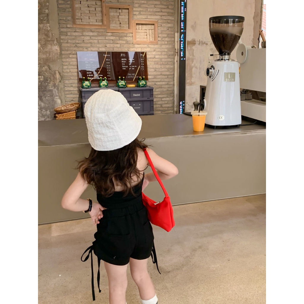 Set Đồ Thể Thao Mùa Hè 48 Giờ Gồm Áo Ba Lỗ Phong Cách Phương Tây Cho Bé Gái