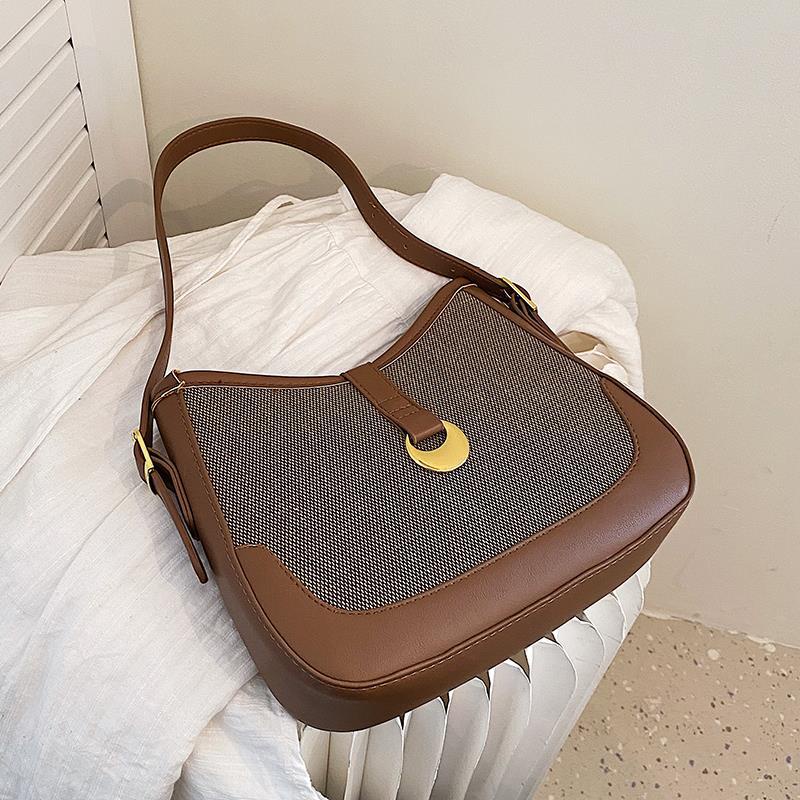 Túi Đeo Vai Màu Đen Kiểu retro Thời Trang Cho Bạn Gái