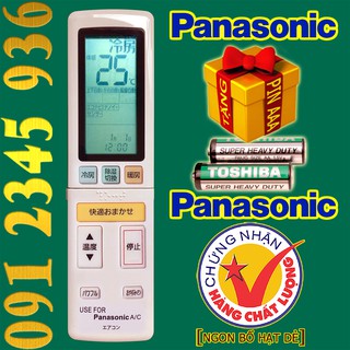 Remote điều khiển điều hòa máy lạnh panasonic "nội địa" + "hàng đẹp" cho điều hòa ''nội địa''.