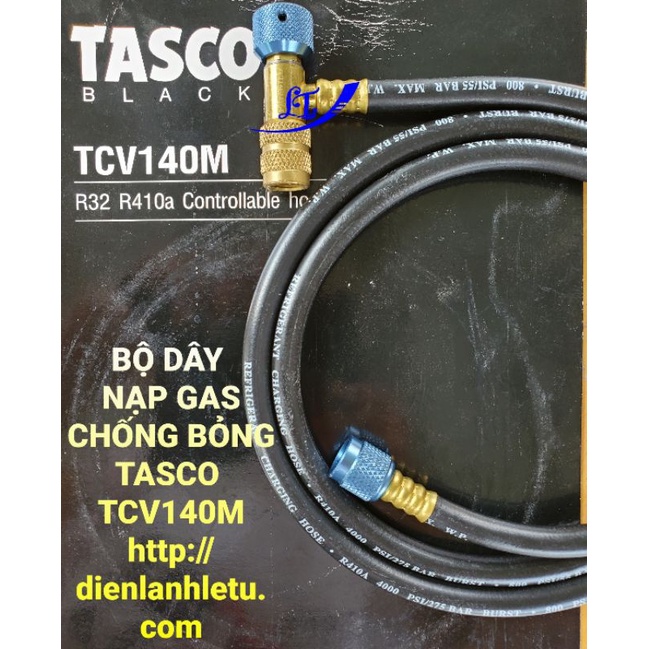 DÂY GAS KẾT HỢP VAN CHỐNG BỎNG TASCO TCV140M