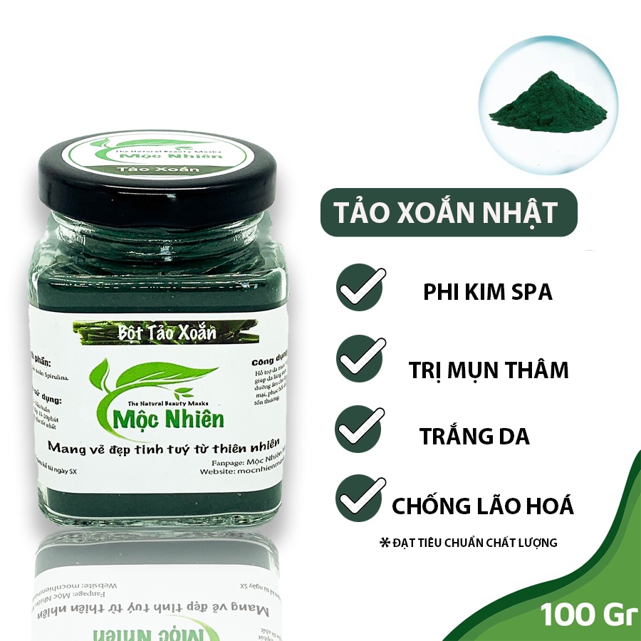 Bột tảo xoắn Nhật Bản SPIRULINA-Giảm mụn thâm,lão hoá hiệu quả