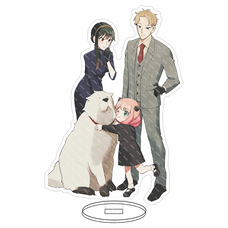 Móc Khóa Nhựa Acrylic Hình Nhân Vật Anya Yor Forger Twilight Trong Anime SPY×FAMILY