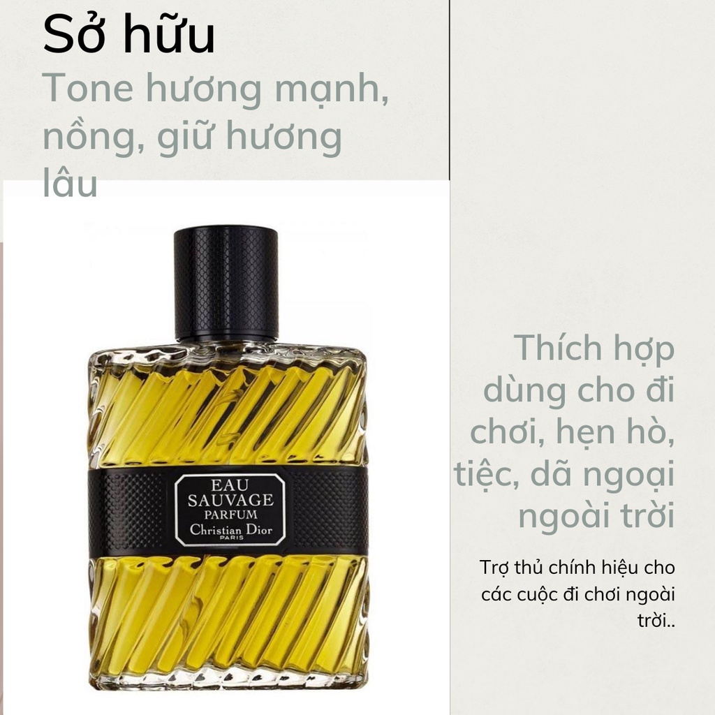 10ml - Dior Eau Sauvage Parfum - Dior - Nước Hoa Nam Thơm Lâu