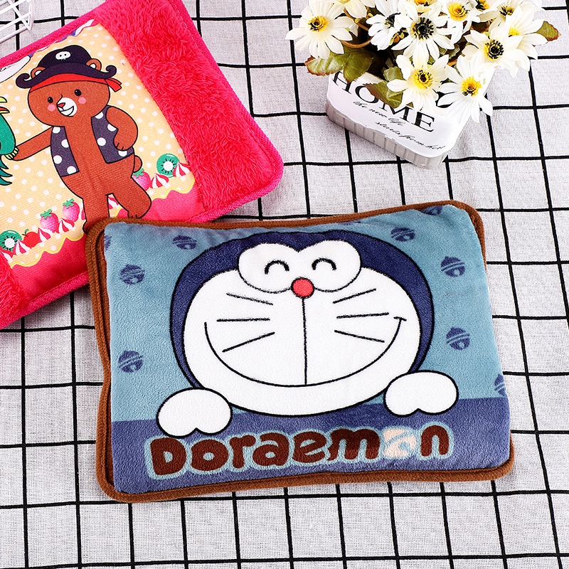Túi sưởi cắm điện ấm tay lông mềm hoạ tiết dễ thương - Gấu Thỏ Hosue