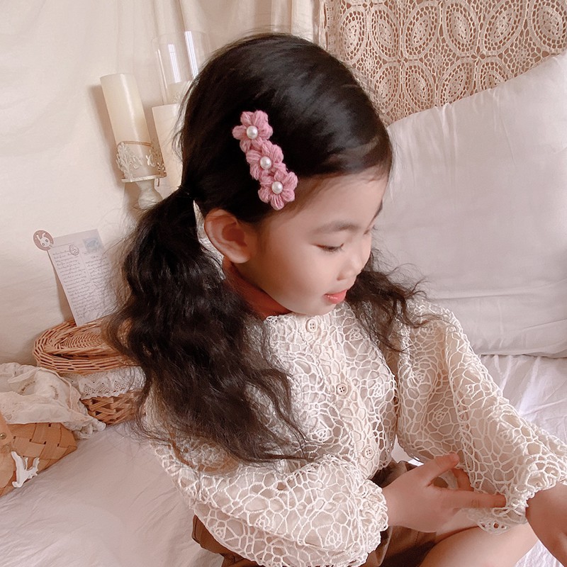 Kẹp Tóc Đính Hoa Thời Trang Nữ Tính