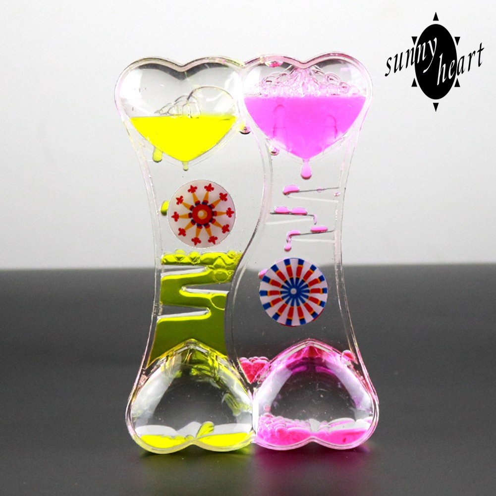 Đồng Hồ Cát Thủy Tinh Thiết Kế Hình Trái Tim Xinh Xắn