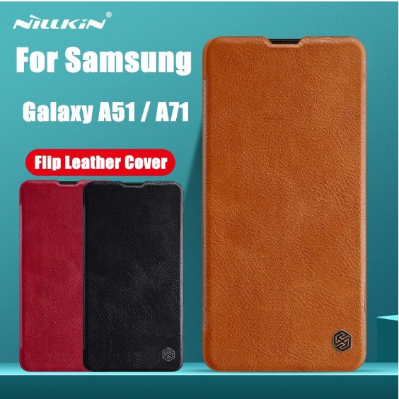 Bao da Nillkin QIN cho Samsung Galaxy A51/ Galaxy A71 chính hãng Nillkin