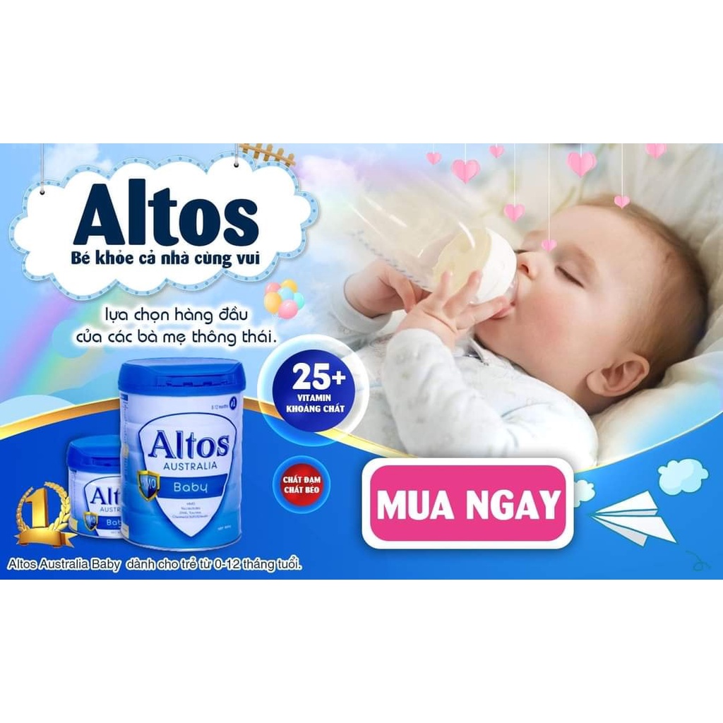 SỮA ALTOS LON 400G-900G