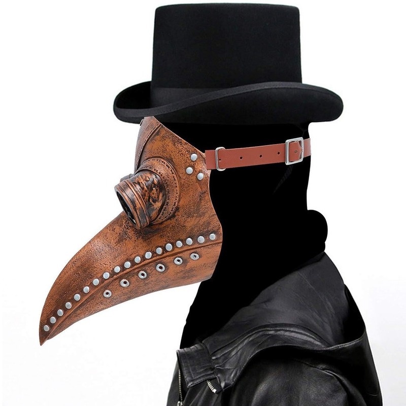 [All Saints' Day] [Sản Phẩm Hóa Trang Halloween] Mặt Nạ Chim Mũi Dài Vui Nhộn Phong Cách Punk / Mặt Nạ Cao Su Steampunk / Mặt Nạ Hóa Trang