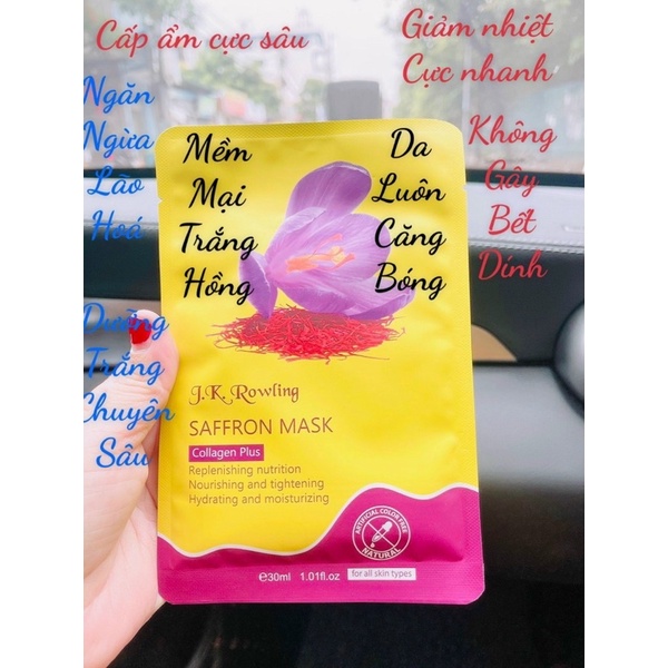 Saffron mask, mặt nạ sinh học từ nhuỵ hoa nghệ tây