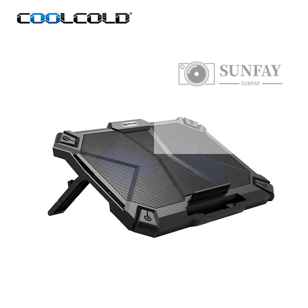 Quạt Tản Nhiệt Laptop Coolcold K24 Siêu Mỏng Cổng Usb 2 Quạt Tản Nhiệt