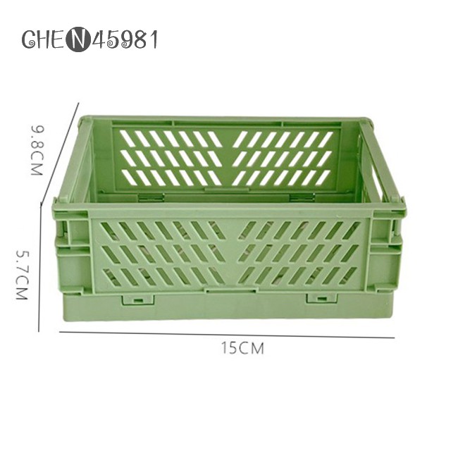 Giỏ Đựng Đồ Để Bàn Bằng Nhựa Mini Gấp Gọn Được Tiện Dụng | BigBuy360 - bigbuy360.vn