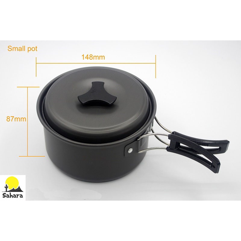 Bộ nồi dã ngoại cắm trại DS-500 dành cho 4-5 người