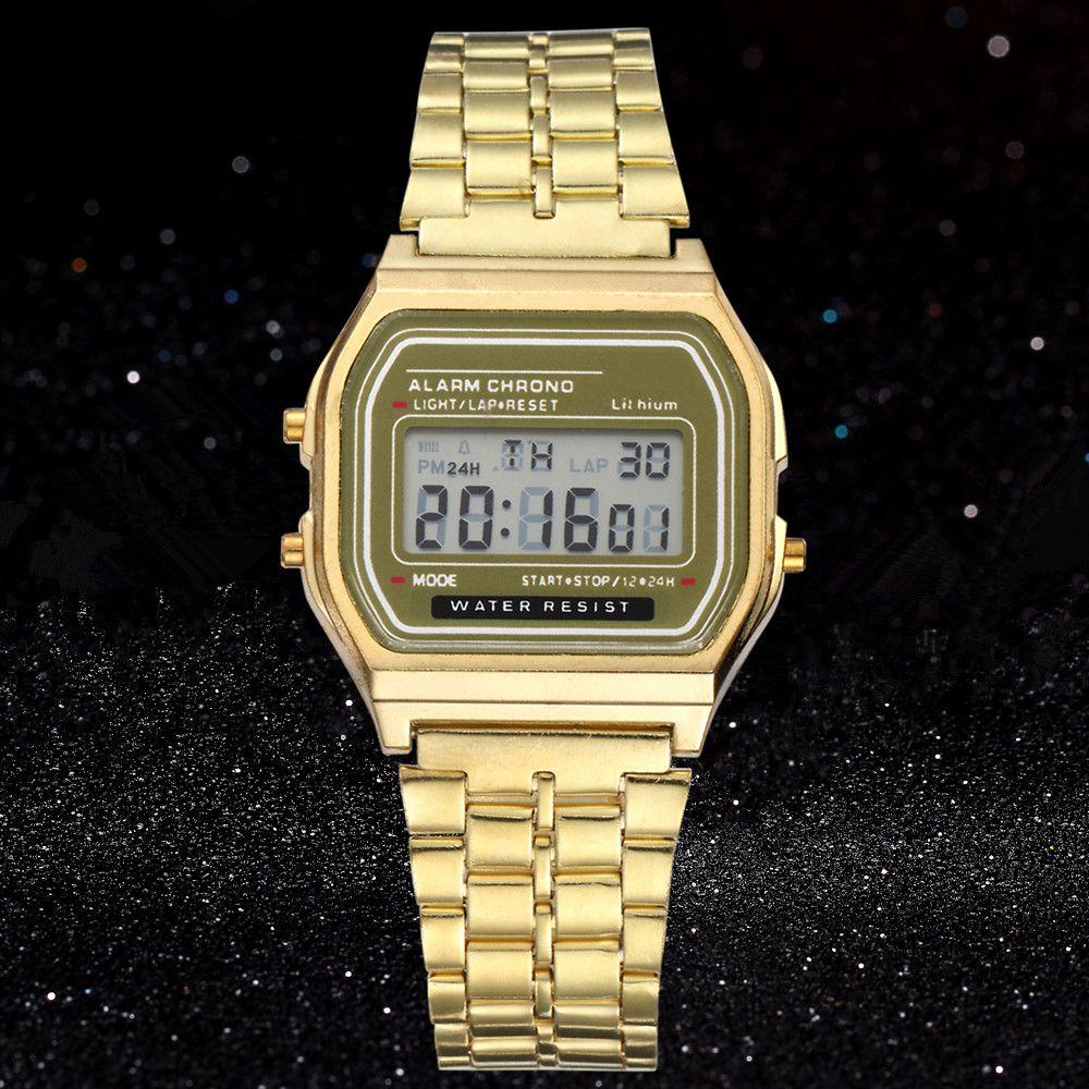 Đồng Hồ Điện Tử Mặt Vuông Có Đèn LED|Đồng Hồ Thể Thao Đa Năng
