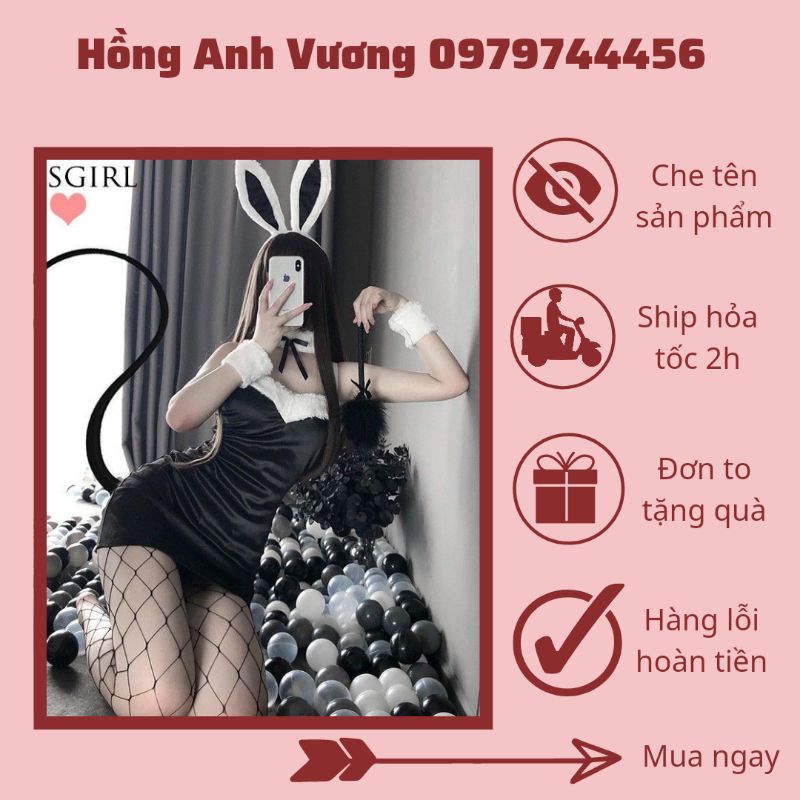 cosplay thỏ bunny noel váy ngủ đầm trang phục giáng sinh sexy gợi cảm | BigBuy360 - bigbuy360.vn