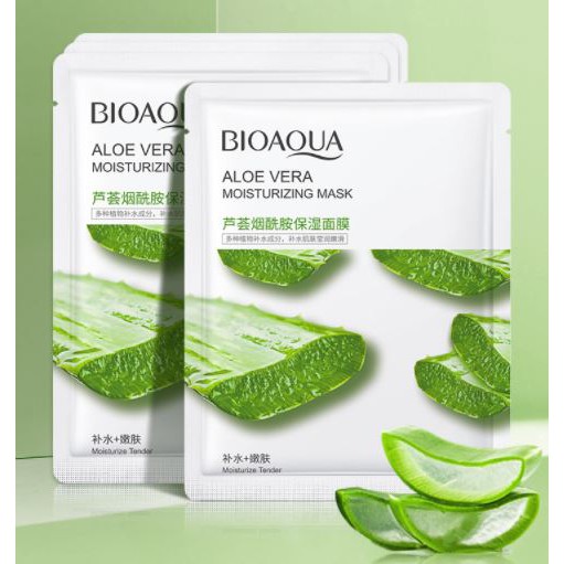 Combo 10 miếng mặt nạ Trái Cây Bioaqua 8 vị dưỡng trắng cấp ẩm giảm mụn mask nội địa Trung