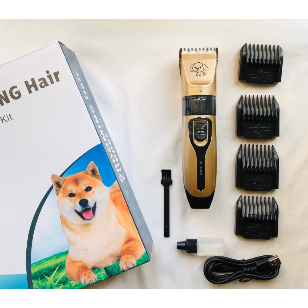 Tông đơ cạo lông clipper chó mèo(Cả Bộ)