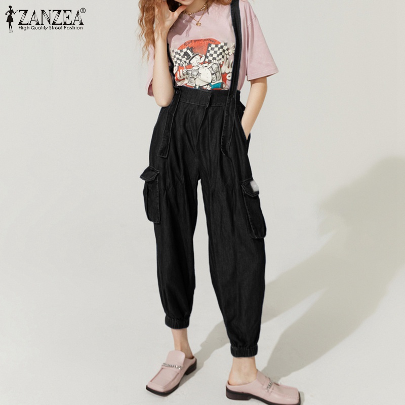 Quần yếm Zanzea dáng dài thời trang cho nữ