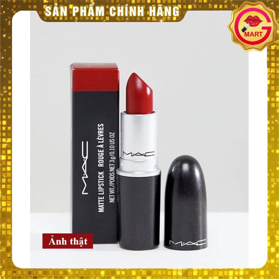 [AUTHENTIC] Son MAC Matte Màu 612 Russian Red – Đỏ Trầm