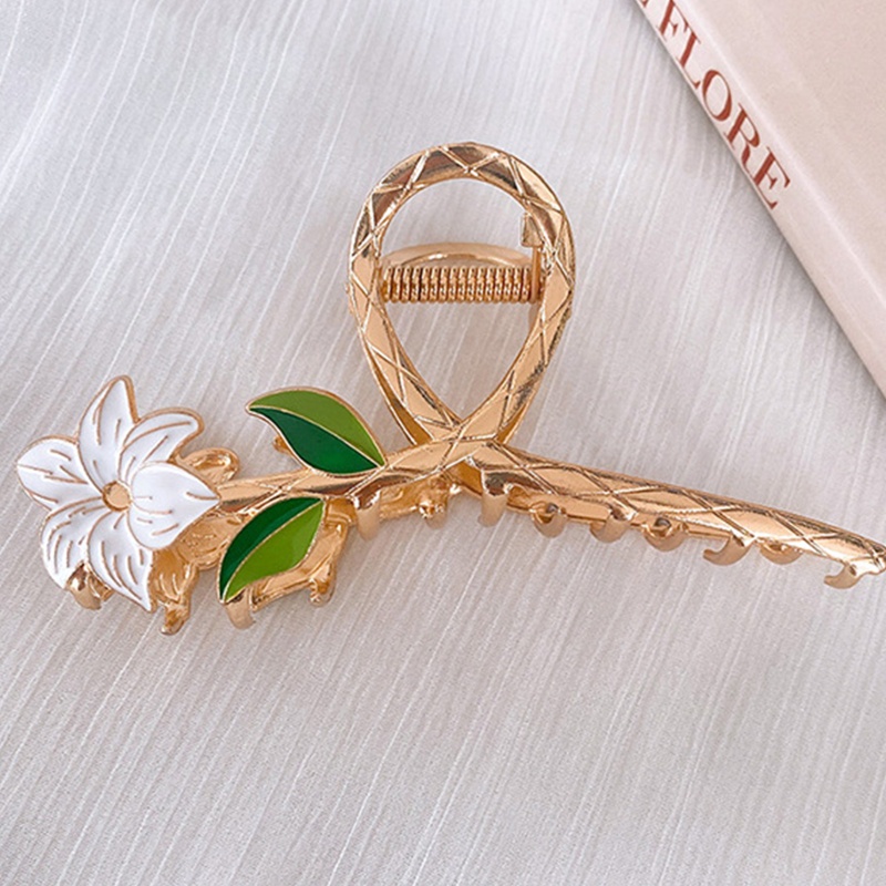 Kẹp Tóc Càng Cua Lớn Hình Hoa Thời Trang Cho Nữ