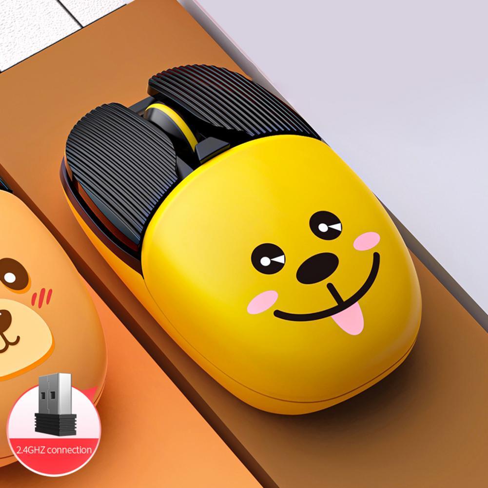 Chuột không dây 2.4G + Bluetooth 3 Chế Độ Yên Tĩnh Dễ Thương
