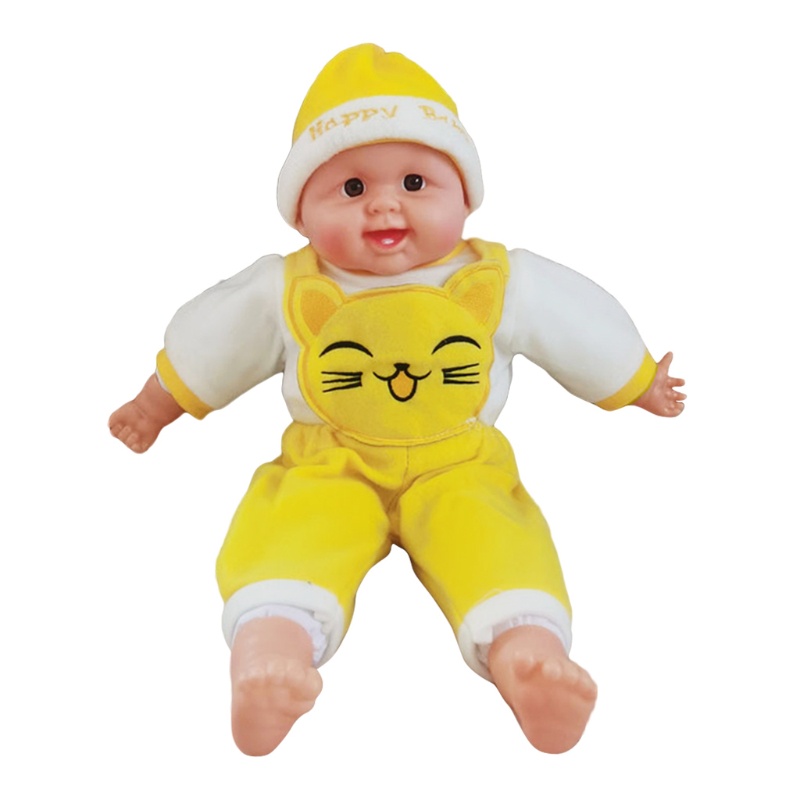 Búp Bê Đồ Chơi Mềm Như Thật Hình Mặt Cười 50cm Dành Cho Trẻ Sơ Sinh