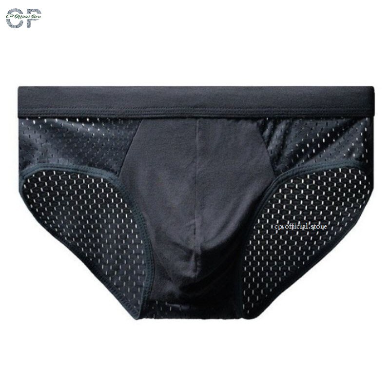 Hộp 4 quần lót tam giác cạp to thông hơi M303, chất mát, co giãn tại shop CP