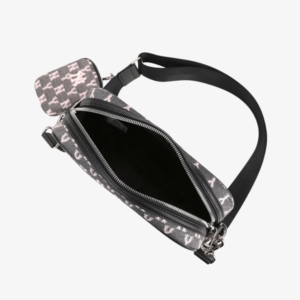 [CHÍNH HÃNG] TÚI ĐEO CHÉO MLB Jacquard Cross Bag New York Yankees MONOGRAM - *LIGHTING* - 32BGDC011-50L