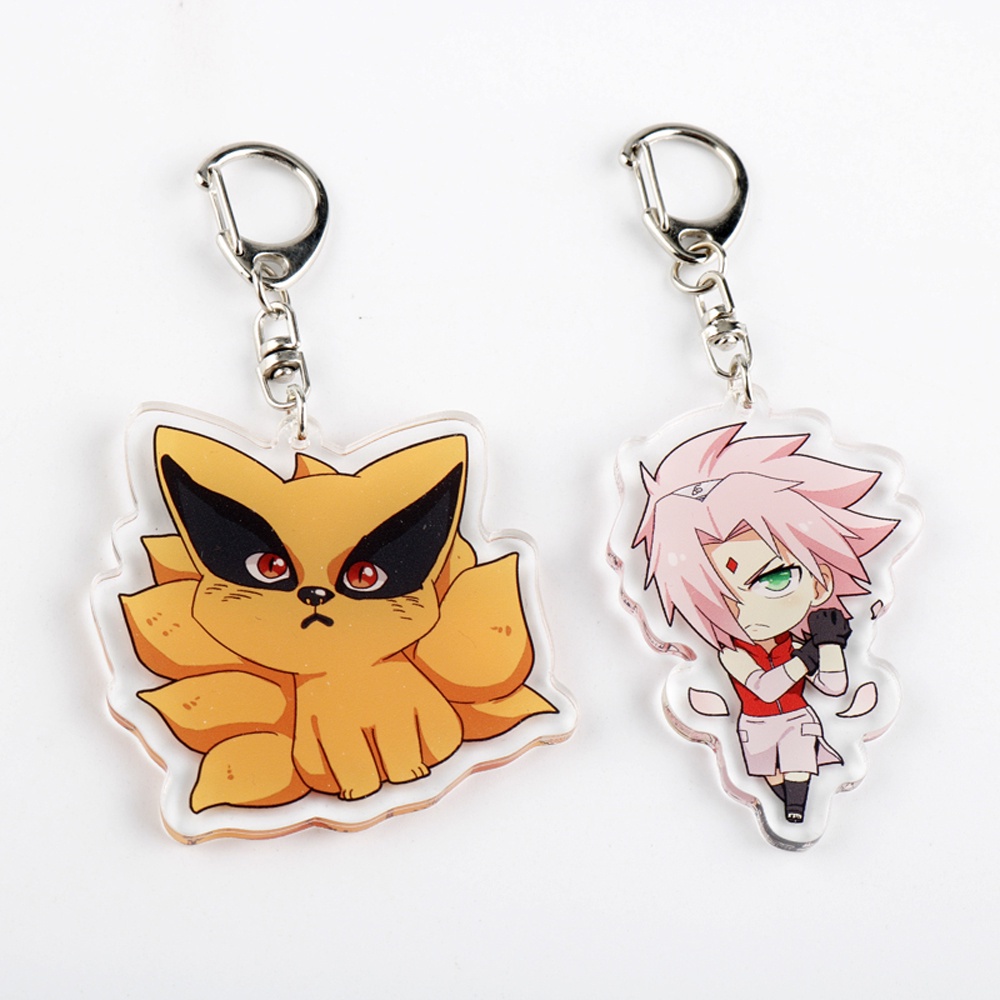Móc Khóa Hình Nhân Vật Naruto Gaara Uchiha Itachi Sakura Sasori
