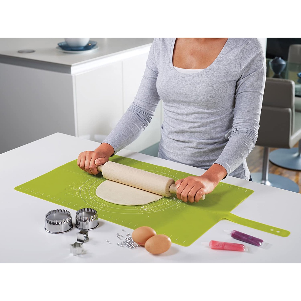Tấm lót bánh ngọt Silicone Joseph Joseph 20031 lăn bột làm bánh [nhập Đức chính hãng]