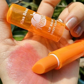 Son Dưỡng Môi Trái Đào Peach Kiss Beauty Lip Balm, Son Dưỡng Môi Chính Hãng Thái giúp Môi Mịn, Căng Mộng Hồng Tự Nhiên
